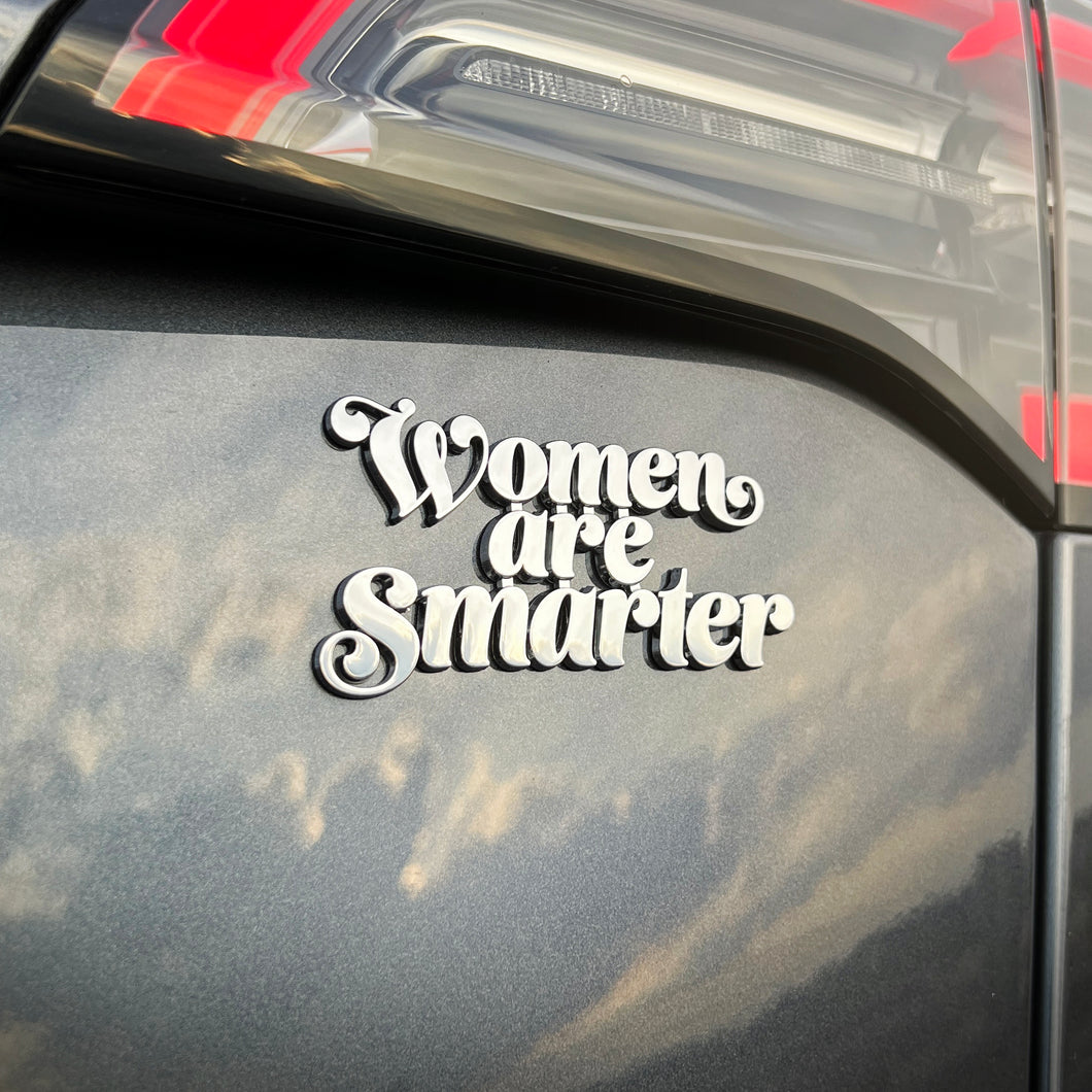 the WOMEN ARE SMARTER Badge - Grateful Fred   - Badge