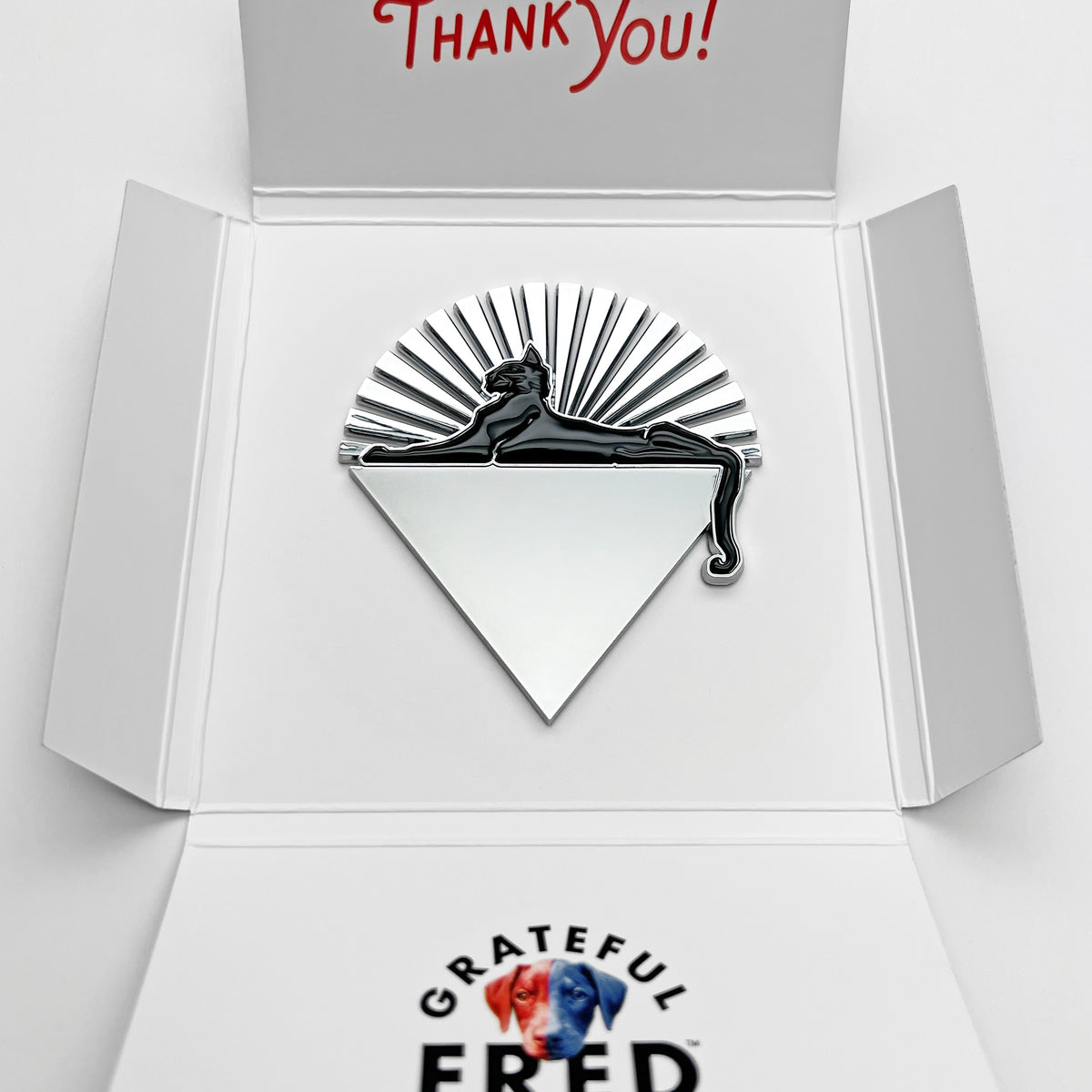 the CATS UNDER THE STARS BADGE Grateful Fred