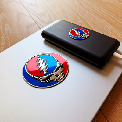 the STEALIE 2.0 METAL STICKER - Grateful Fred   - 