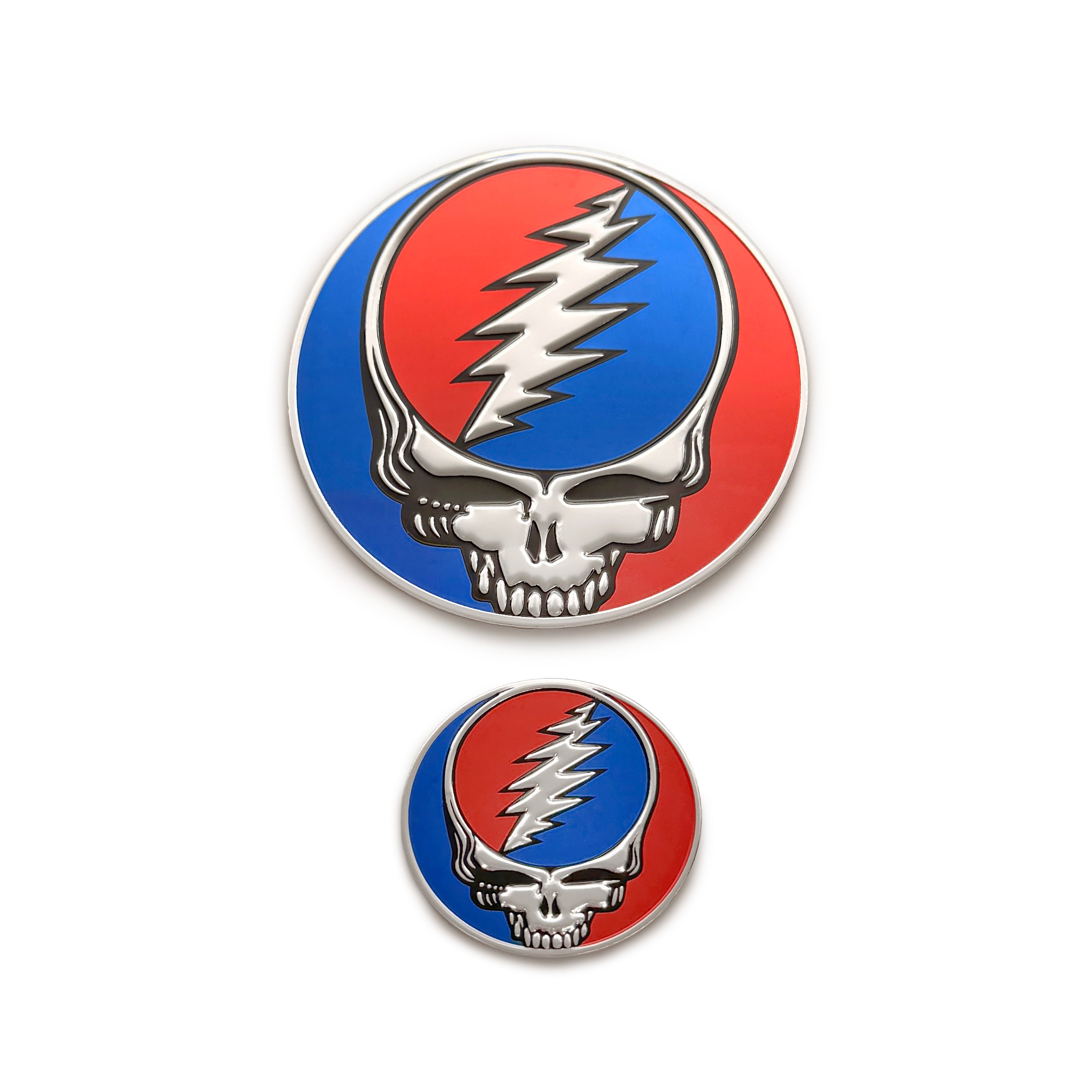 the STEALIE 2.0 METAL STICKER - Grateful Fred   - 