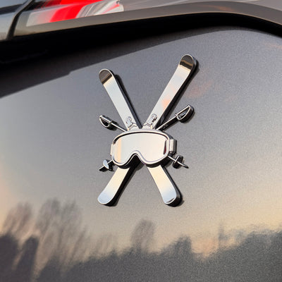 the SKI BADGE