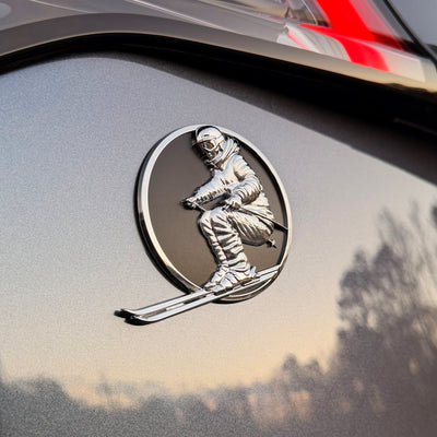 the SKIER BADGE
