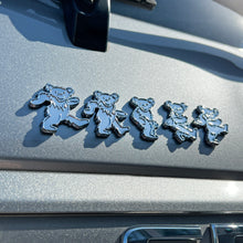 Load image into Gallery viewer, the BEAR BADGE 5 PACK - Grateful Fred   - Vehicle Emblems &amp; Hood Ornaments
