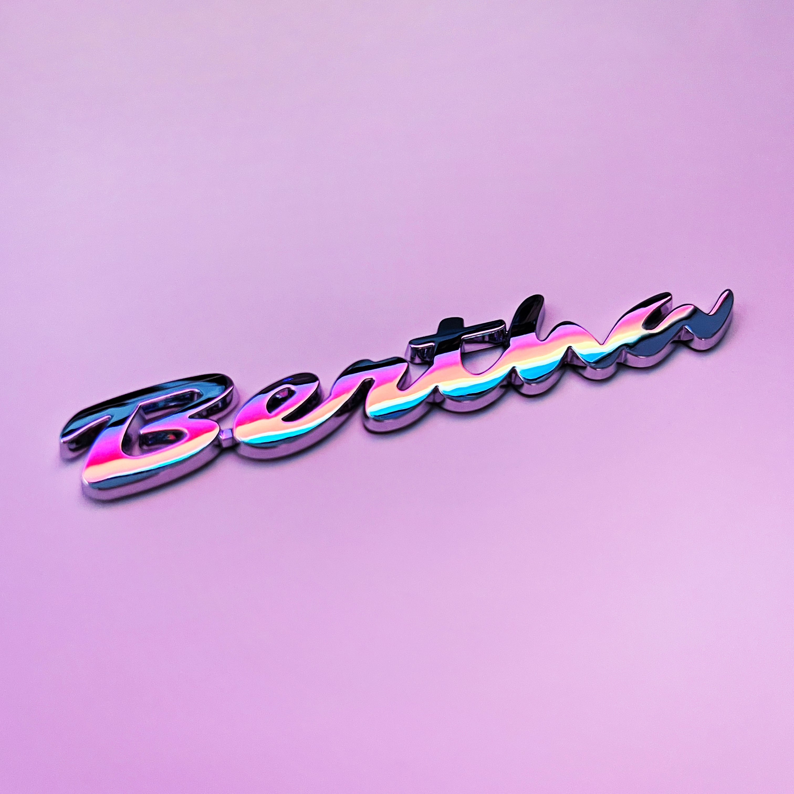 the BERTHA BADGE - Grateful Fred   - Vehicle Emblems & Hood Ornaments