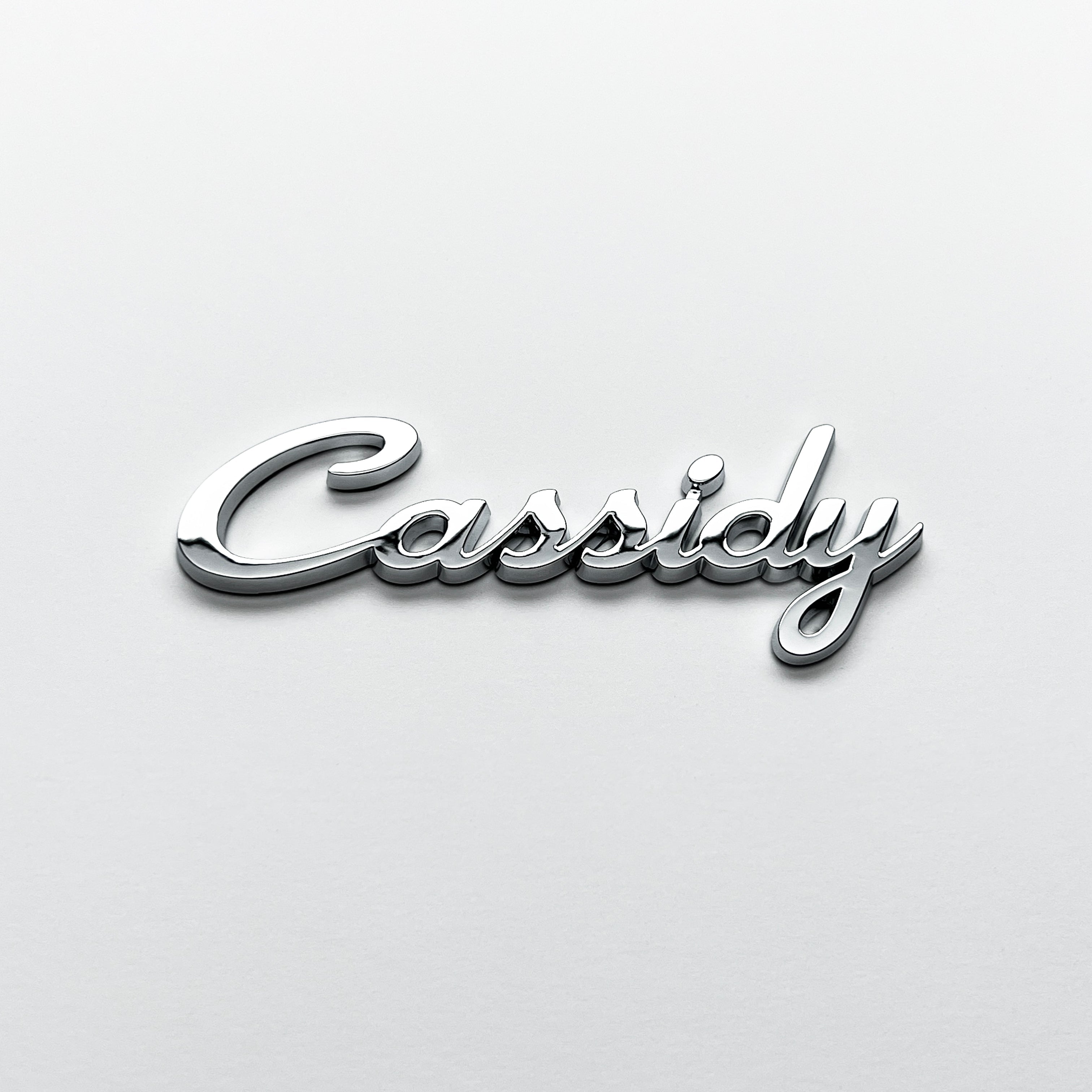 the CASSIDY BADGE - Grateful Fred   - Vehicle Emblems & Hood Ornaments