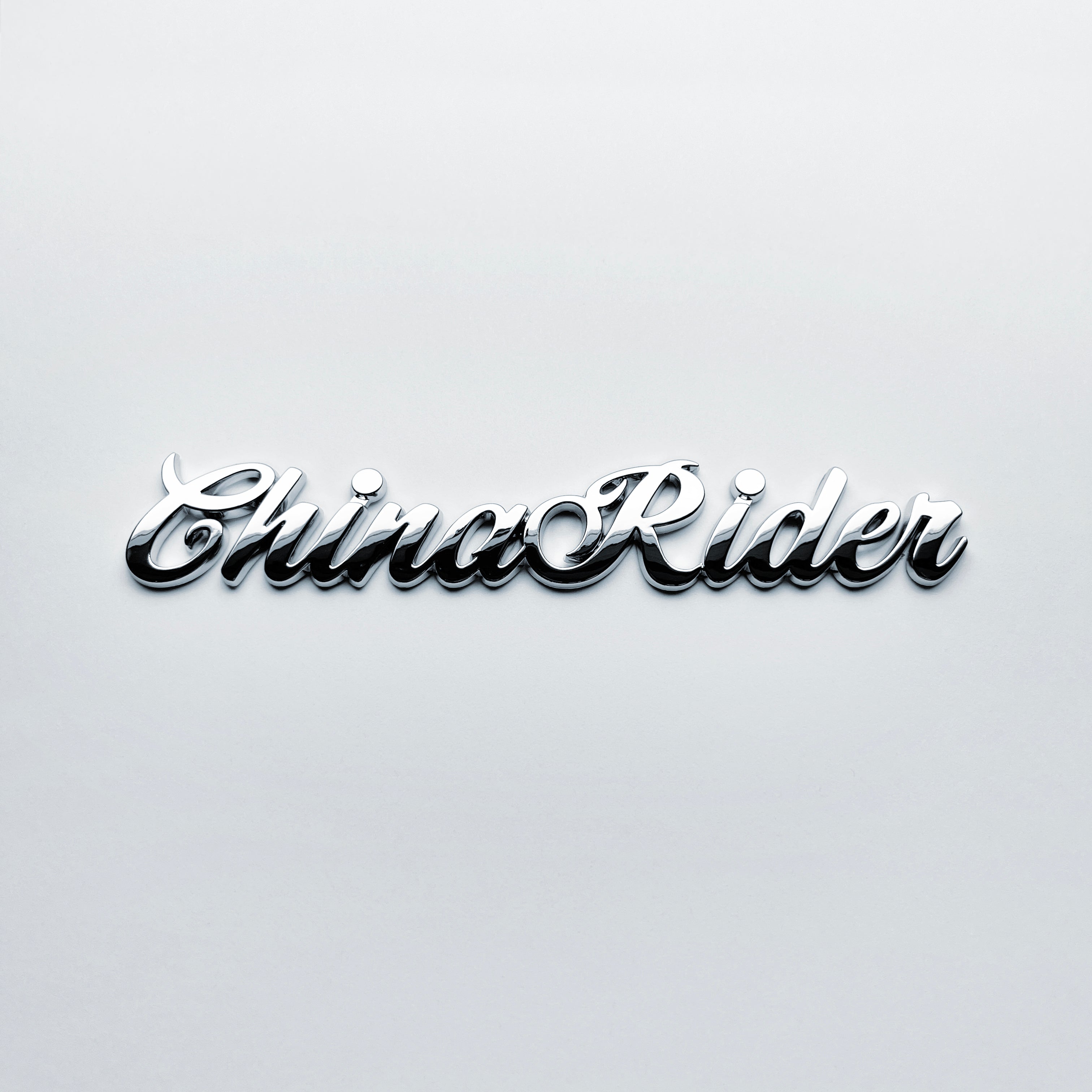 the CHINA RIDER BADGE - Grateful Fred   - Vehicle Emblems & Hood Ornaments