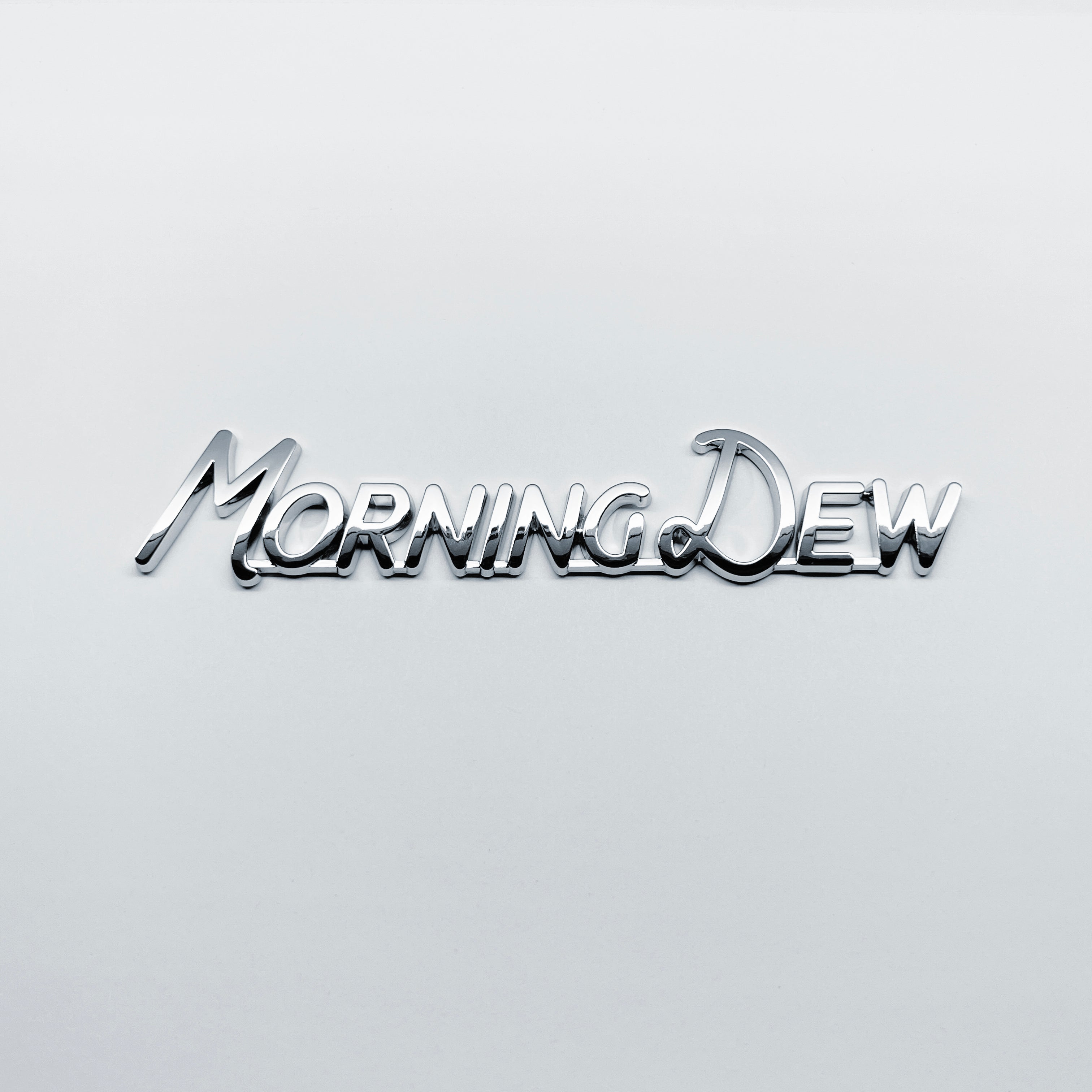 the MORNING DEW BADGE - Grateful Fred   - Vehicle Emblems & Hood Ornaments