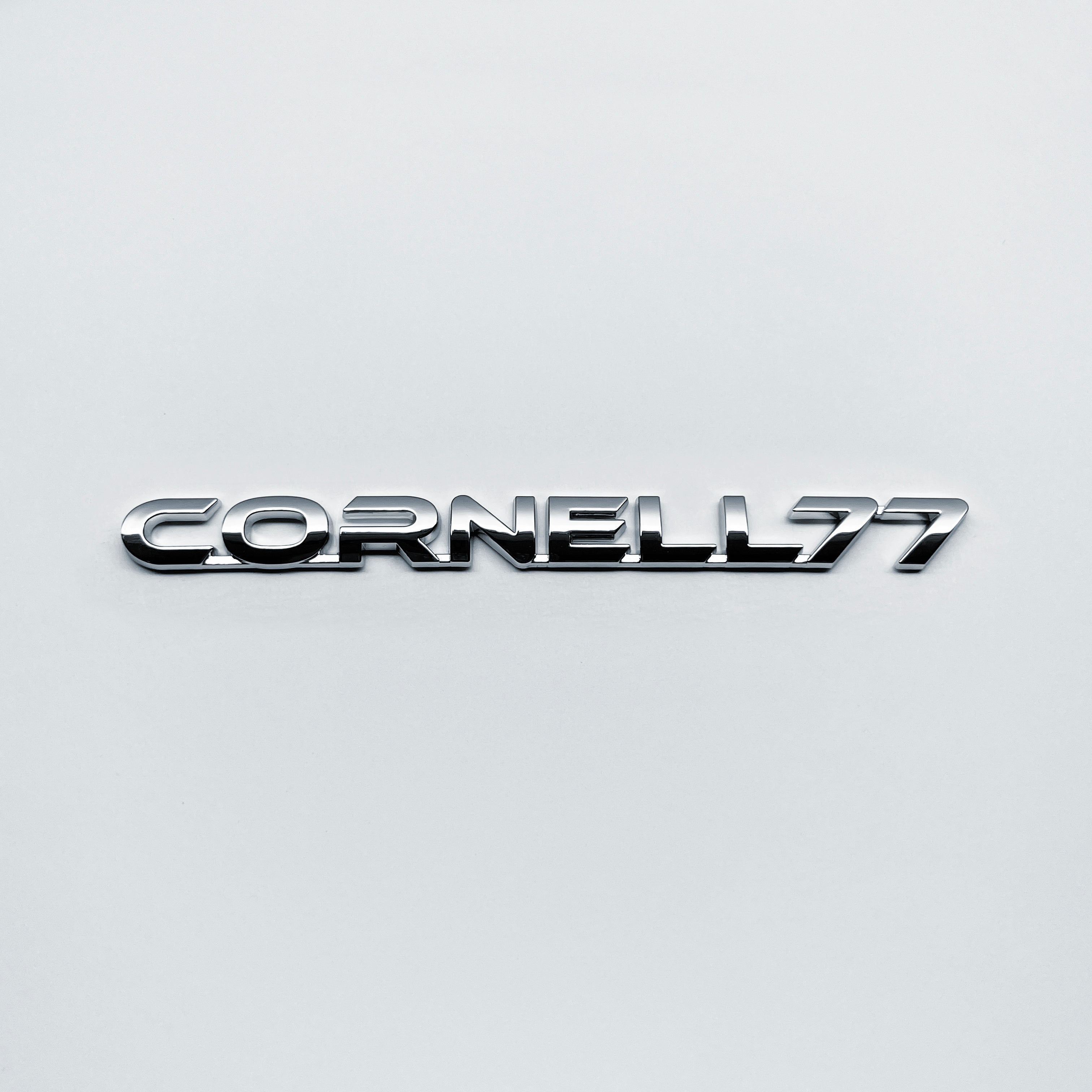 the CORNELL 77 BADGE - Grateful Fred   - Vehicle Emblems & Hood Ornaments