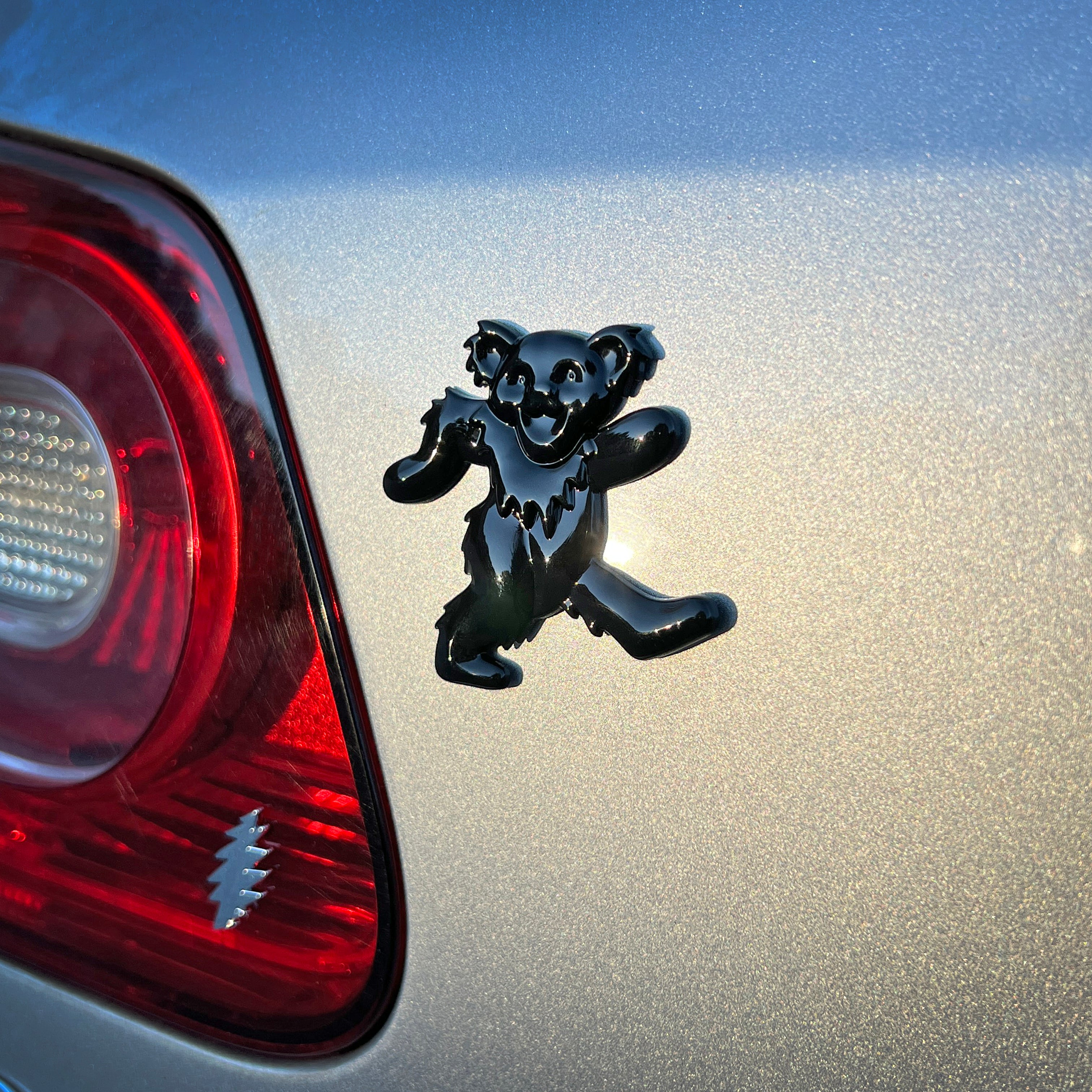 the BEAR BADGE - Grateful Fred   - Vehicle Emblems & Hood Ornaments