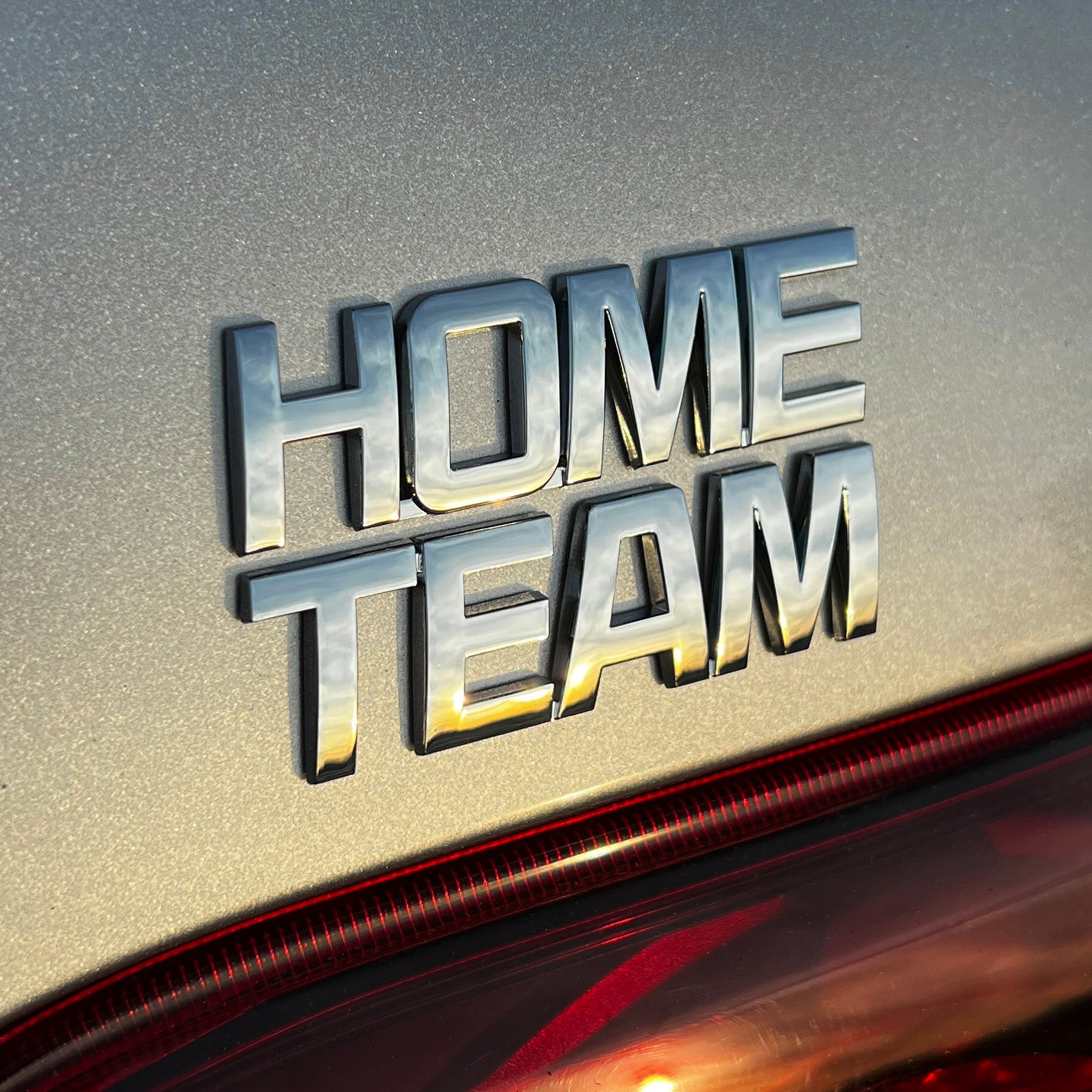 the HOME TEAM BADGE - Grateful Fred   - Vehicle Emblems & Hood Ornaments