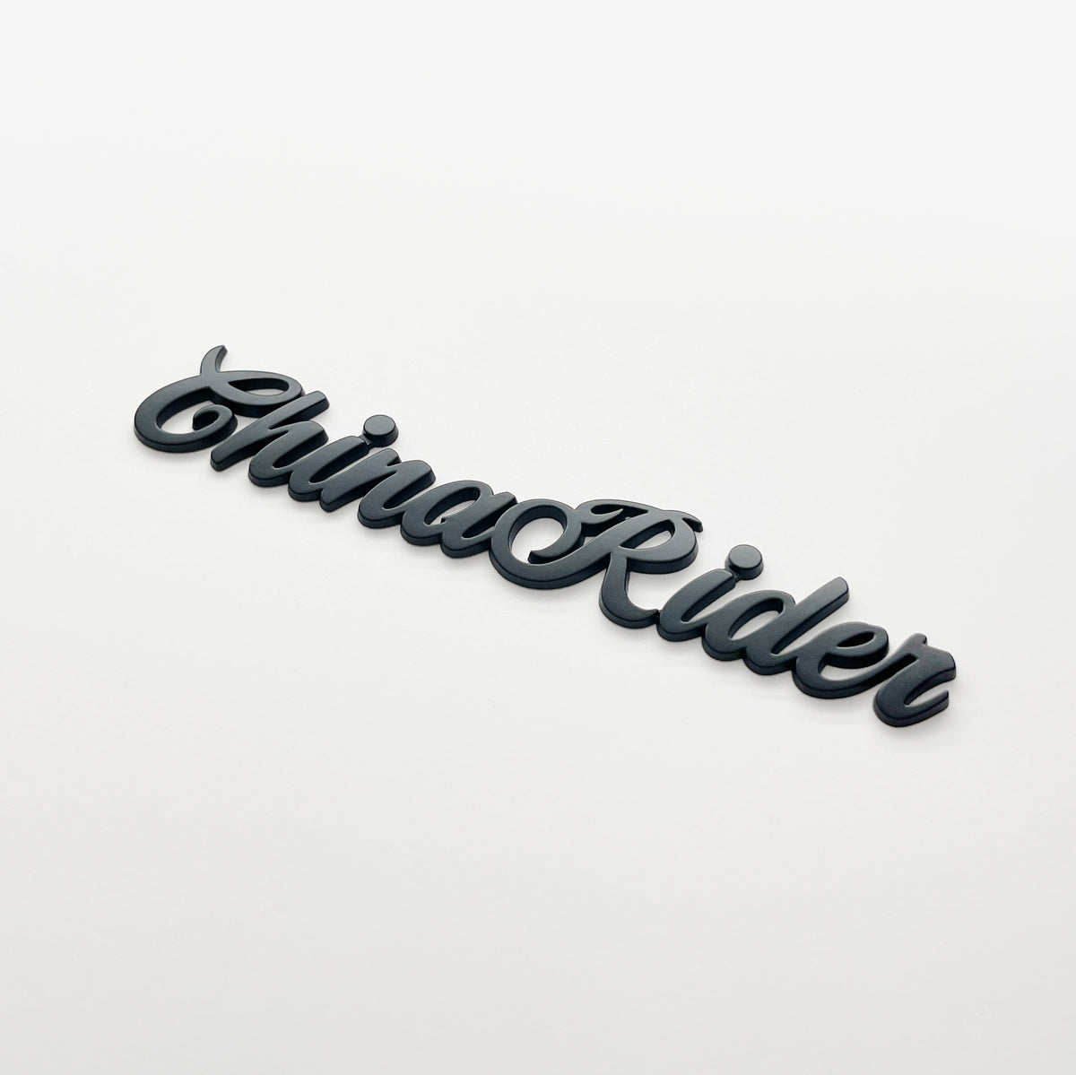 the CHINA RIDER OEM Car Badge | Grateful Fred