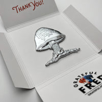 the MUSHROOM BADGE - Grateful Fred   - 