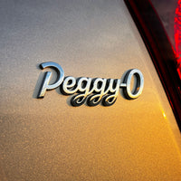 the PEGGY-O BADGE - Grateful Fred   - Vehicle Emblems & Hood Ornaments