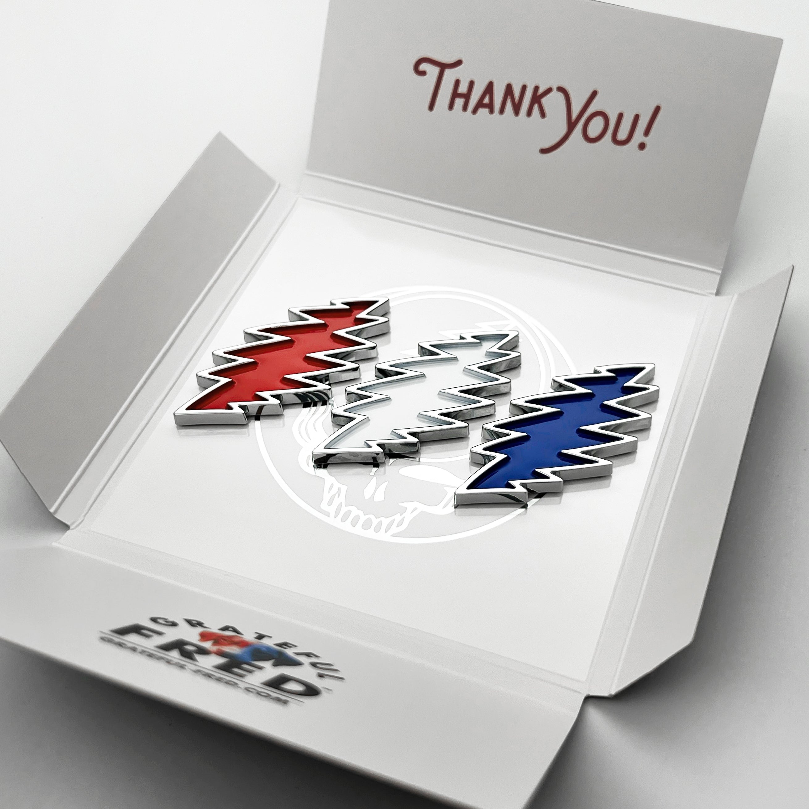 the RED, WHITE, & BLUE BOLT BUNDLE - Grateful Fred   - 