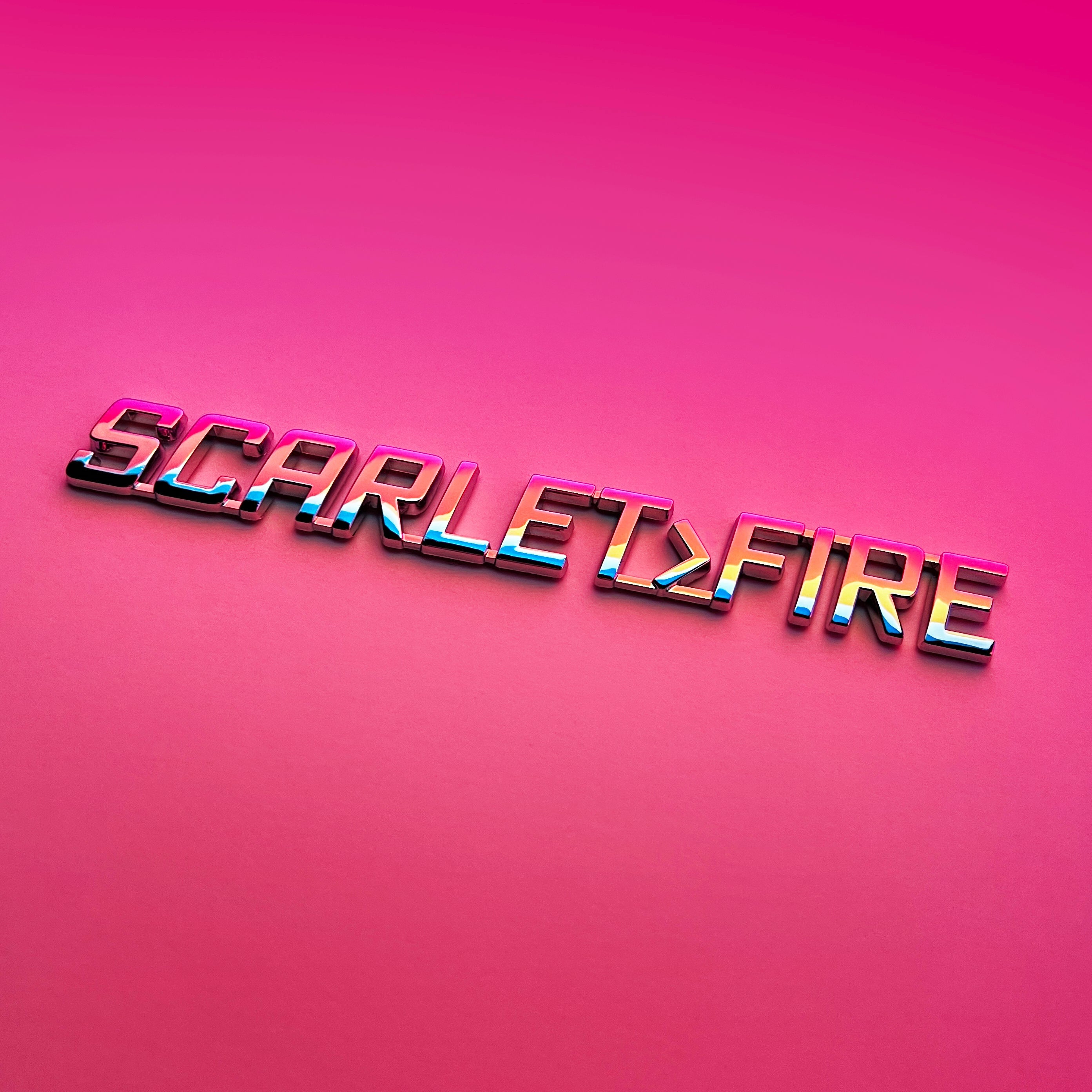 the SCARLET>FIRE BADGE - Grateful Fred   - Vehicle Emblems & Hood Ornaments