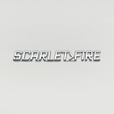 the SCARLET>FIRE BADGE