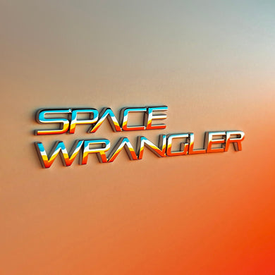 the SPACE WRANGLER BADGE - Grateful Fred   - Vehicle Emblems & Hood Ornaments