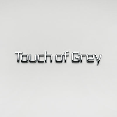 the TOUCH OF GREY BADGE