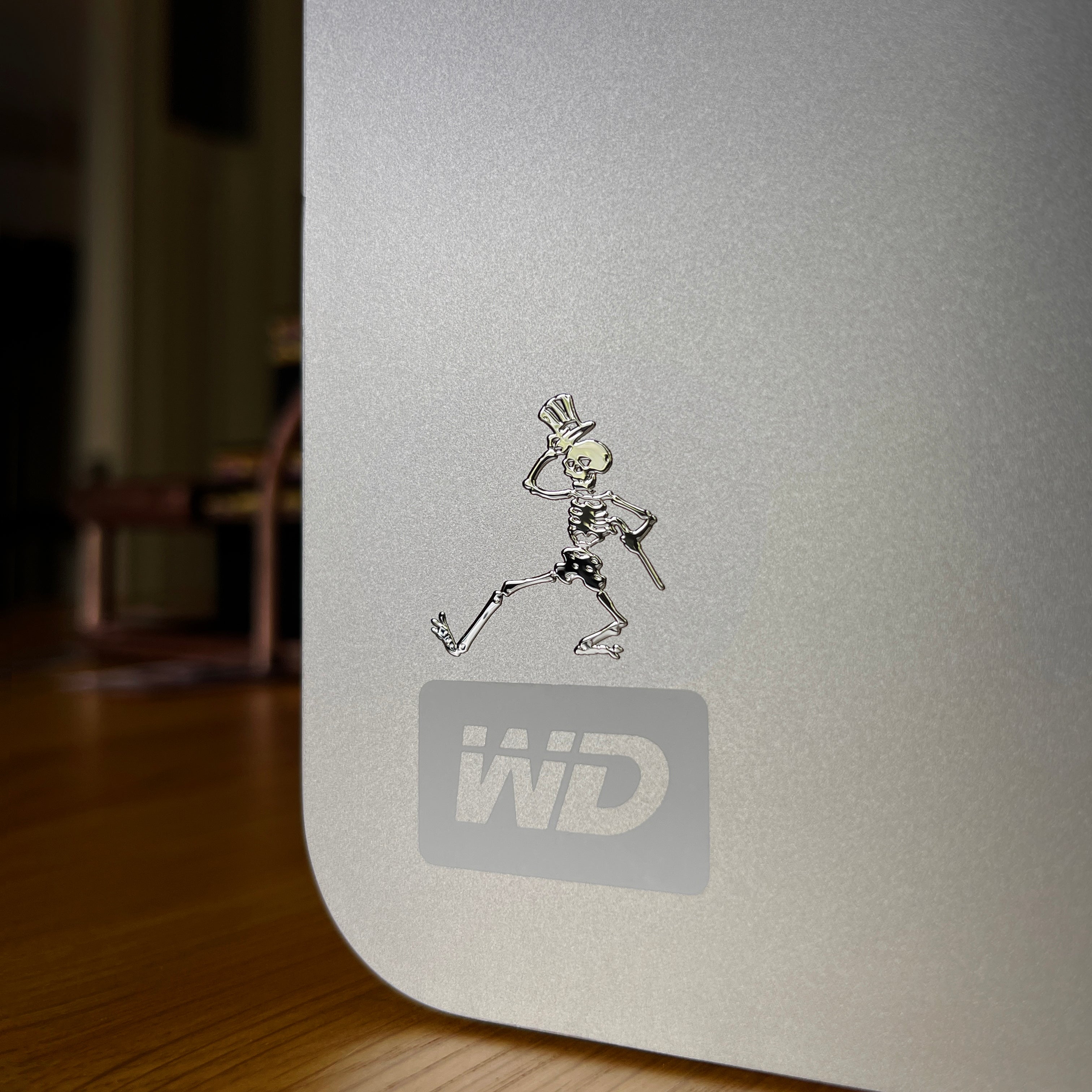 the METAL DANCING SKELETON - Grateful Fred   - Decorative Stickers